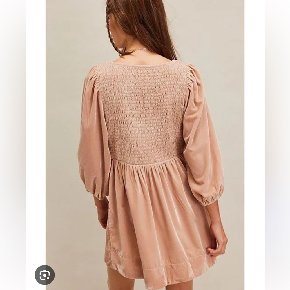 BNWOT Free People Farrier Velvet Mini Dress - Picture 3 of 7